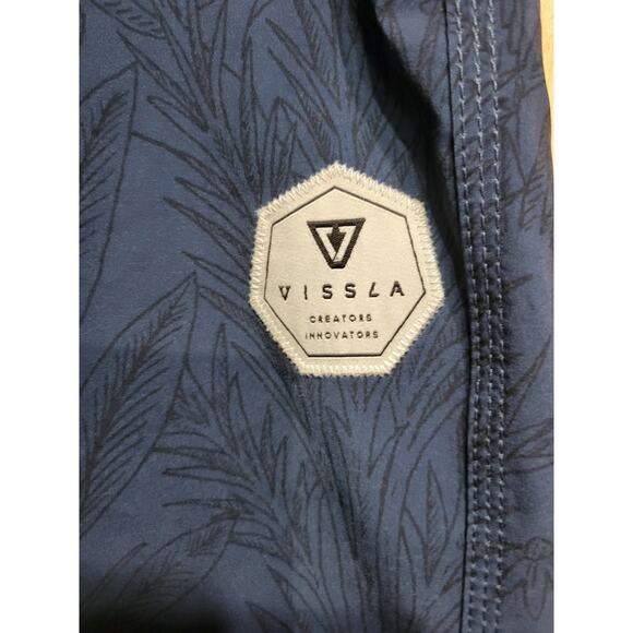 Vissala Board Shorts Mens Sz 30 Upcycle Cocotex Poly Stretch - Picture 2 of 13